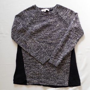 Ann‎ Taylor LOFT Blocked Mixed Stitch Tunic Sweater